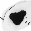 Pliušinis pieštukų dėklas su 1 užtrauktuku Dog B&amp;W STARPAK 502046