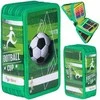 GIMBOO mokyklinis penalas su priedais, 3 skyriai, futbolo tematikos 2025, žalias