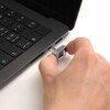 USB atmintinė Adam Elements iKlips S Nano Touch – USB-C atmintinė su pirštų atspaudų skaitytuvu 256 GB SSD