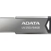 ADATA DUOMENYS | USB atmintinė | UV250 | 64 GB | USB 2.0 | sidabras