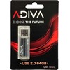 Pendrive Adiva USB 2.0 MEMORY 64GB ADIVA 0278