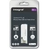 Integral Integruotas „iShuttle“ – kompaktiškas ir patogus USB 3.0 atmintukas su papildoma „Lightning“ jungtimi