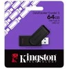 KINGSTON 64GB Portable USB 3.2 Gen 1 DataTraveler Exodia S Juodas/Juodas
