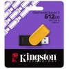 Kingston 512GB Portable USB 3.2 Gen 1 DataTraveler Exodia S (Juodas/Geltona)