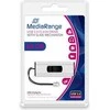 STICK 64GB MEDIARANGE MR917 3.2 Gen 1 Juodas/Sidabrinė