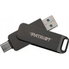 USB Atmintinė - Patriot Rage R550 512GB 100MB/s USB A+C Sukamoji Juoda