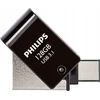 Pendrive Philips 2 w 1 OTG FM12DC152B/00 128GB Juodas (PHUSB128G2IN1OTGGU3C)