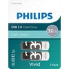 Pendrive Philips Vivid (2 vnt.), 32 GB (433992)