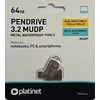 Atmintinė Platinet Metal UDP 64GB USB 3.2 + Type-C