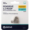 Atmintinė Platinet Metal UDP 32GB USB 3.2 + Type-C