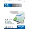 PNY USB 3.2 Duo-Link 64GB Type-C / Type-A