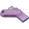 USB laikmena Sandisk Ultra Dual Drive Go 512 GB, levandų spalvos