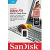 USB laikmena Sandisk Ultra Fit USB 3.1 128GB (130 MB/s)