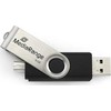 Mediarange Pendrive Triton MR932-2 32GB Juodas, Sidabrinė