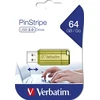 „Verbatim“ USB atmintinė, USB 2.0, 64 GB, Store,N,Go PinStripe, žalia, 49964, skirta duomenų archyvavimui