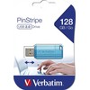 „Verbatim“ USB atmintinė, USB 2.0, 128 GB, Store,N,Go PinStripe, mėlyna, 49461, skirta duomenų archyvavimui