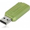 „Verbatim“ USB atmintinė, USB 2.0, 128 GB, Store,N,Go PinStripe, žalia, 49462, duomenų archyvavimui