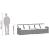 Lauko baldų komplektas Sodo sofa, 5 vietų, su pagalvėlėmis, smėlio spalvos, poliratanas