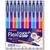 Penmate Flexi Click&amp;Grip rašiklių mišinys mėlynas (24 vnt.)