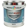 Pentacolor dažai PENTAC Anti-Rust Hammered Baltas 2,5L