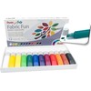„Pentel Fabric Fan“ 12 spalvų audinių dažai