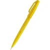 Pentel Sign Pen gelinis teptukinis rašiklis, geltonas