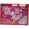 Peppa Pig Peppa Pig Fun Artist padėklas su 3 kreidelėmis ir lipdukų lapeliu