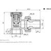 Perfexim 1 / 2 "PHA-033 G1 / 2 WZ PN10 PN15 (20- 033- 0101- 000)