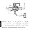 Perfexim 3 / 4 "A1809 15k150z (20- 205- 0200- 000)