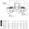 Perfexim 708 20mm x GZ 1 / 2 "x 20mm (61-008- 2015-000)
