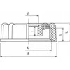 Perfexim ADAPTERIS (SUMAŽINIMAS) IBC 1/2 TANKUI