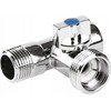 Perfexim Chrome automatinė oro išleidimo anga MINI 3/8 su kojiniu vožtuvu 9003C+S G3/8 Z PN10 [15/150]