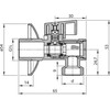 Perfexim Zawór kątowy su ﬁltrem 1/2''x3/8'' (02-012-1510-000)