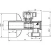 Perfexim Kampo vožtuvas su 1 / 2 "x3 / 8" filtru (02- 011- 1510- 000)