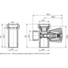 Perfexim Kampo vožtuvas su 3 / 4 "x3 / 4" x3 / 4 "(02 -014- 0200- 001) pailgėjimu