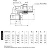 Perfexim prisukama alkūnė 705 20xG1/2 W (61-005-2015-000)