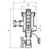 Perfexim magnetinis separatorius PHA-061M 3/4" Pmax 0,4MPa