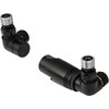 Perfexim PHA-038CM RINK. DEŠINYSIS TERMOSTATAS SU IŠANKSTINIU NUSTATYMU Juodas MATINIS