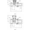 Perfexim tiesus atjungimo radiatoriaus vožtuvas 1/2" PHA-031 G1/2 WZ PN10 DN15 [10/100] - 20-031-0001-000