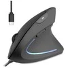 Perixx PERIMICE-513 C vertikali ergonominė pelė, USB-C, juoda, dešiniarankiams