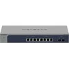Šakotuvas „NETGEAR“ 8 prievadų daugiagigabitinis/10g eterneto išmanusis valdomasis „Pro“ komutatorius su 2 SFP+ prievadais (MS510TXM)