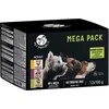 Pet Republic PETREPUBLIC Mega Pack vištiena, jautiena, ėriena – drėgnas ėdalas šunims – 12x100g