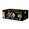 Pet Republic PETREPUBLIC Mega Pack lašiša, vištiena, Tuna, Cod, upėtakis – šlapias kačių maistas – 48x85g