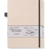 Peter Pauper Press Bookaroo Notebook Journal didelis - kreminis