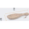 Plokščias medinis dubuo 23cm Petromax