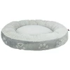 Pets Collection Jimmy Soft, guolis, šuniui/katei, pliušinis/flanelinis, apvalus, šviesiai pilkas, 70 cm