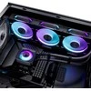 PHANTEKS Glacier One 360D30 X2 DRGB All-in-One Liquid Cooler – 360mm, juodos spalvos