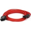 PHANTEKS 6+2-Pin PCIe Extension 50cm – sleeved raudonos spalvos