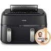 Dviejų krepšelių gruzdintuvė Philips 5000 Series NA551/00 su garų funkcija