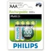 Philips Baterija AAA / R03 700mAh 4 vnt.